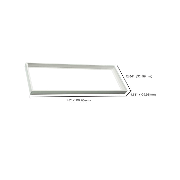 SATCO/NUVO 1X4 Backlit Panel Frame Kit White Finish For Use With Emergency Versions (65-595R1)