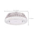 SATCO/NUVO LED Canopy Fixture 25W CCT Selectable 3000K/4000K/5000K 80 CRI 120-277V 0-10V Dimming White Finish (65-623R1)