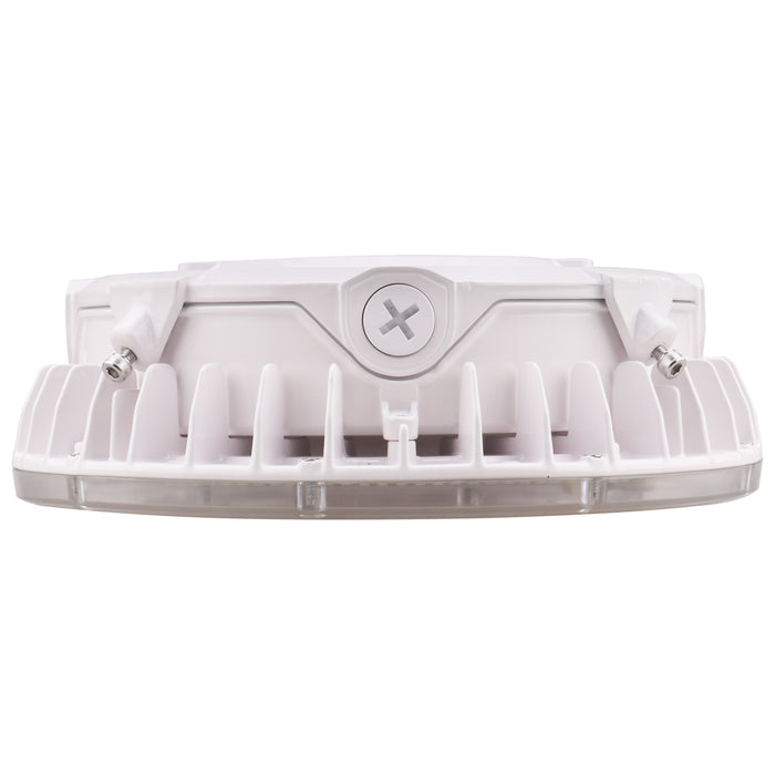SATCO/NUVO LED Canopy Fixture 40W CCT Selectable 3000K/4000K/5000K 80 CRI 120-277V 0-10V Dimming White Finish (65-625R1)