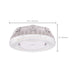 SATCO/NUVO LED Canopy Fixture 55W CCT Selectable 3000K/4000K/5000K 80 CRI 120-277V 0-10V Dimming White Finish (65-627R1)