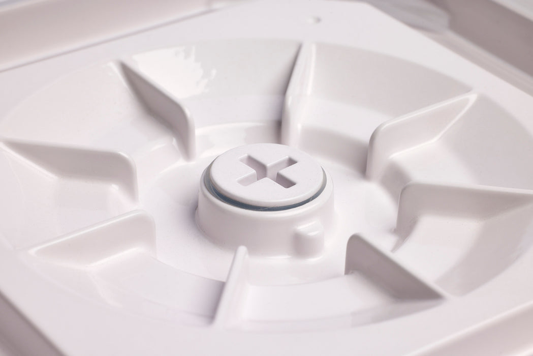 SATCO/NUVO LED Wide Beam Angle Canopy Square Wattage/CCT Selectable 60W/75W/90W 3000K/4000K/5000K 120-277V 80 CRI 0-10V Dimming White (65-635)