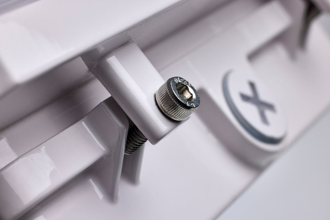 SATCO/NUVO LED Wide Beam Angle Canopy Square Wattage/CCT Selectable 60W/75W/90W 3000K/4000K/5000K 120-277V 80 CRI 0-10V Dimming White (65-635)