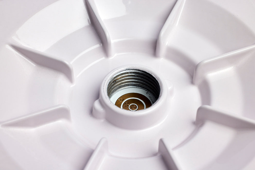 SATCO/NUVO LED Wide Beam Angle Canopy Square Wattage/CCT Selectable 60W/75W/90W 3000K/4000K/5000K 120-277V 80 CRI 0-10V Dimming White (65-635)