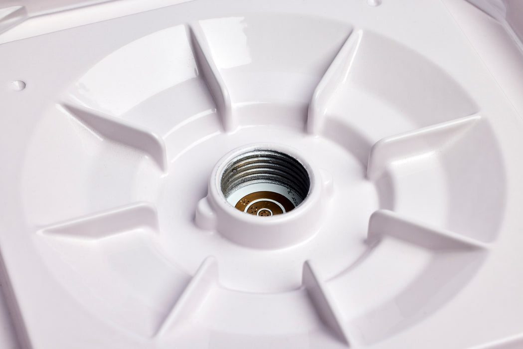 SATCO/NUVO LED Wide Beam Angle Canopy Square Wattage/CCT Selectable 60W/75W/90W 3000K/4000K/5000K 120-277V 80 CRI 0-10V Dimming White (65-635)