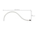 SATCO/NUVO LED Gooseneck 24 Inch Accessory Arm White Finish (65-657)