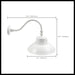 SATCO/NUVO LED Gooseneck 30W/40W/50W CCT Selectable 3000K/4000K/5000K White 120-277V With Photocell (65-660)