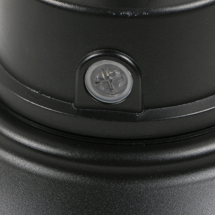 SATCO/NUVO LED Gooseneck 30W/40W/50W CCT Selectable 3000K/4000K/5000K Black 120-277V With Photocell (65-661)