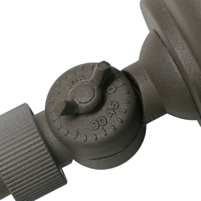 SATCO/NUVO LED Gooseneck 30W/40W/50W CCT Selectable 3000K/4000K/5000K Bronze 120-277V With Photocell (65-662)