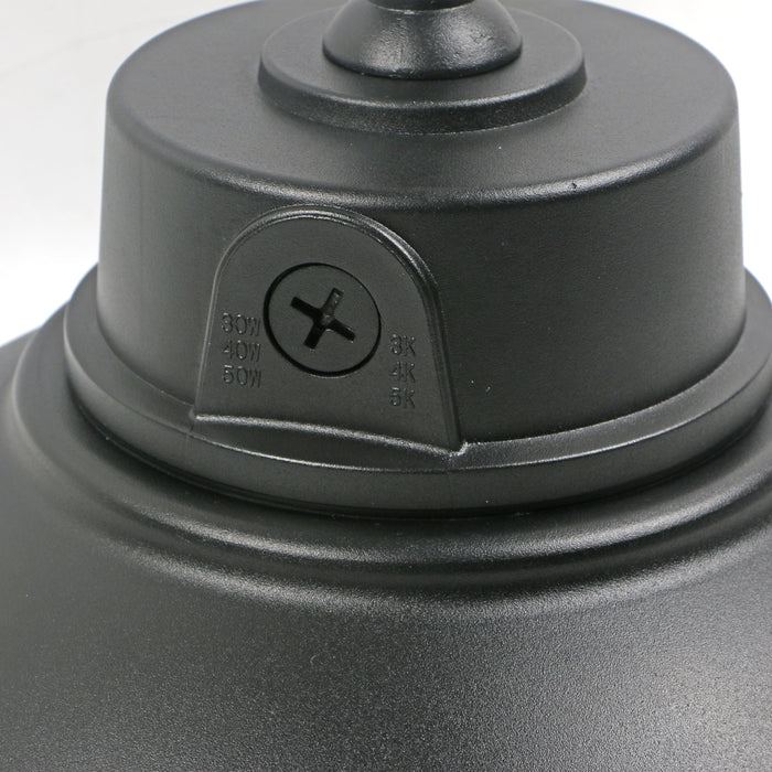 SATCO/NUVO LED Gooseneck 30W/40W/50W CCT Selectable 3000K/4000K/5000K Bronze 120-277V With Photocell (65-662)