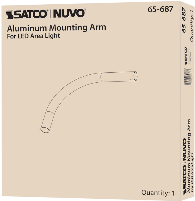 SATCO/NUVO Outdoor Area Light Mounting Arm (65-687)