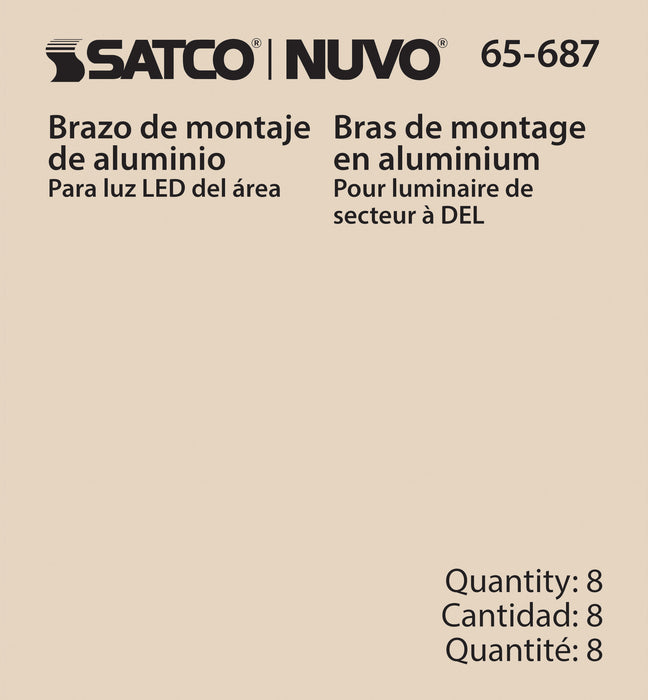 SATCO/NUVO Outdoor Area Light Mounting Arm (65-687)