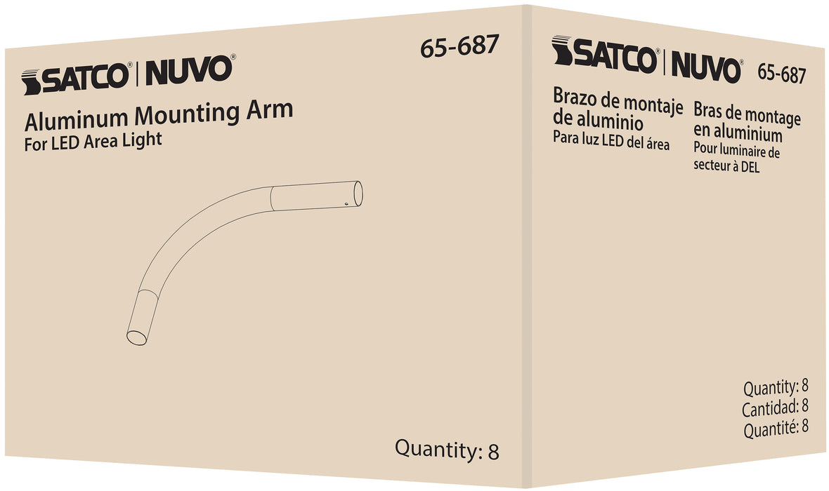 SATCO/NUVO Outdoor Area Light Mounting Arm (65-687)