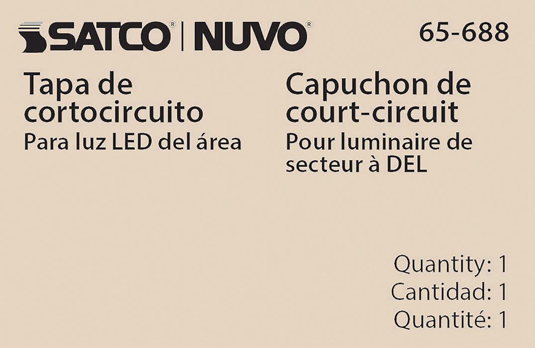 SATCO/NUVO LED Area Light Shorting Cap (65-688)