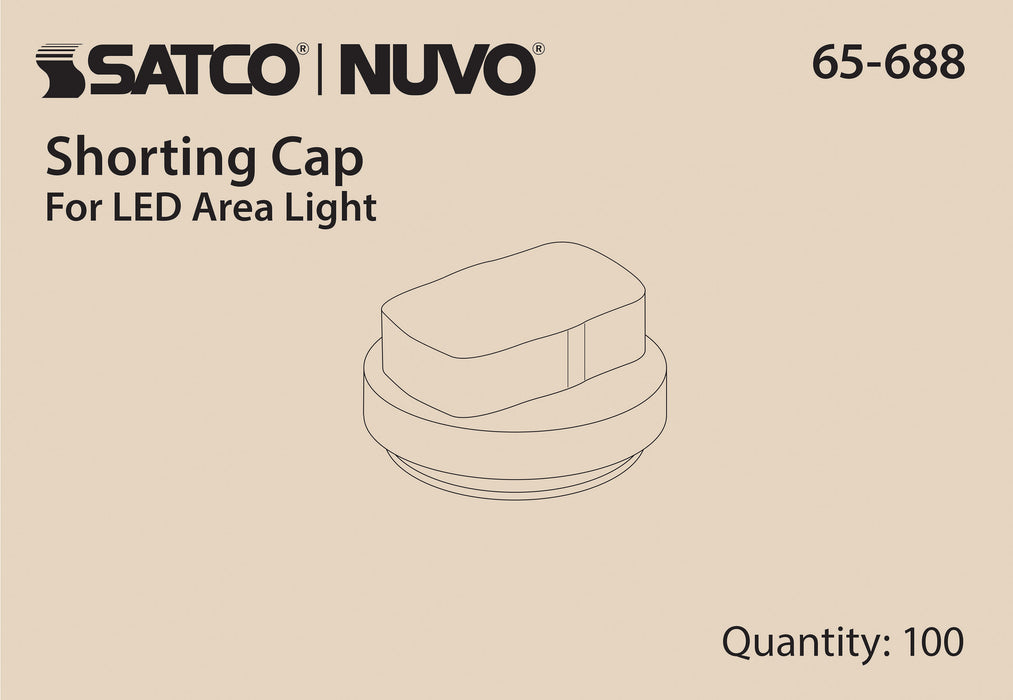 SATCO/NUVO LED Area Light Shorting Cap (65-688)