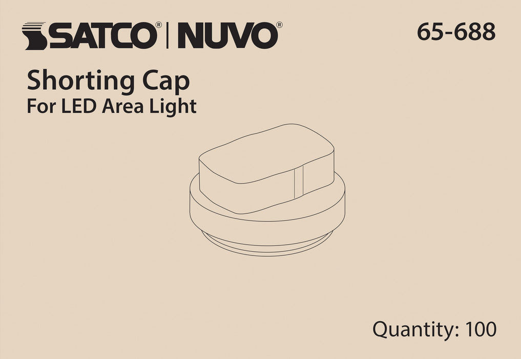SATCO/NUVO LED Area Light Shorting Cap (65-688)