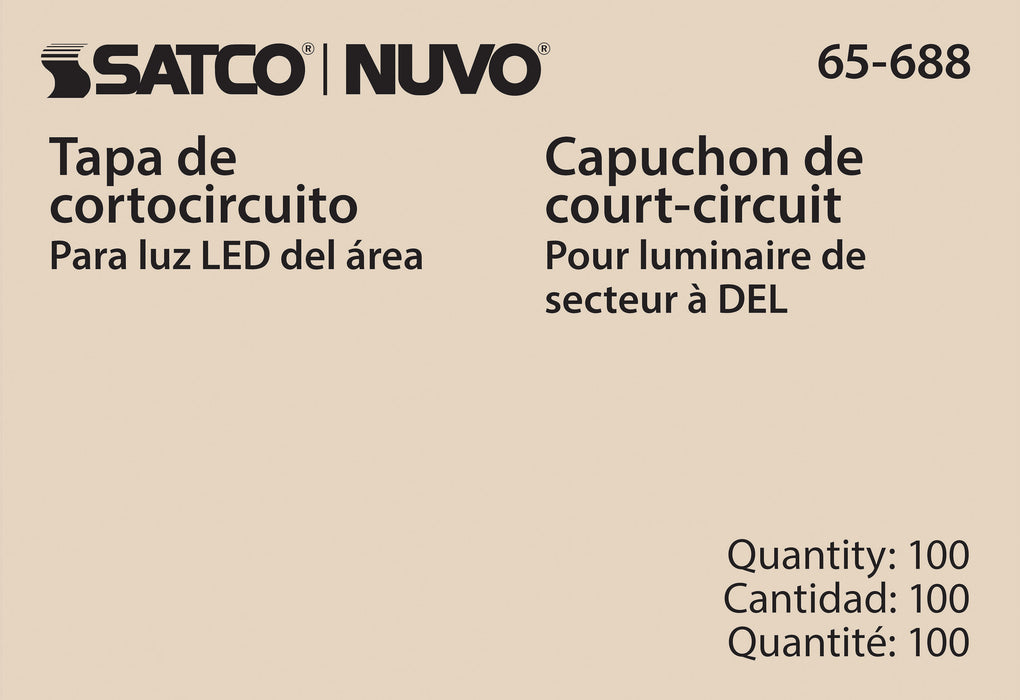 SATCO/NUVO LED Area Light Shorting Cap (65-688)