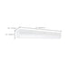 SATCO/NUVO LED 2 Foot Linear Strip Light Wattage/CCT Selectable 15W/20W/25W 3500K/4000K/5000K White Finish 120-277V Integrated Emergency Battery Backup And Sensor (65-698R1)