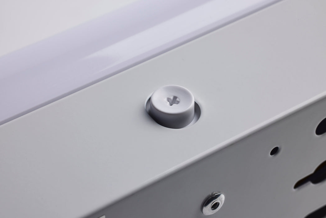 SATCO/NUVO LED 2 Foot Linear Strip Light 20W White Finish CCT Selectable 100-277V Integrated EM And Sensor (65-698)