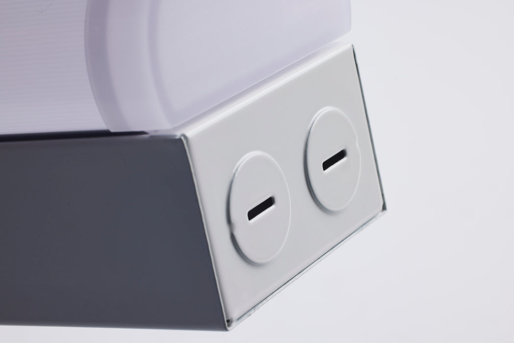 SATCO/NUVO LED 2 Foot Linear Strip Light 20W White Finish CCT Selectable 100-277V Integrated EM And Sensor (65-698)