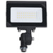 SATCO/NUVO 15W LED DOB Tempered Glass Flood Light 5000K 1725Lm 80 CRI Non-Dimmable 120V Bronze (65-726)