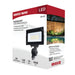 SATCO/NUVO 30W LED DOB Tempered Glass Flood Light 4000K 3390Lm 80 CRI Non-Dimmable 120V Bronze (65-727)