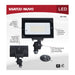 SATCO/NUVO 50W LED DOB Tempered Glass Flood Light 5000K 5750Lm 80 CRI Non-Dimmable 120V Bronze (65-730)