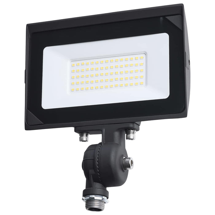 SATCO/NUVO 50W LED DOB Tempered Glass Flood Light 5000K 5750Lm 80 CRI Non-Dimmable 120V Bronze (65-730)