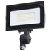 SATCO/NUVO 50W LED DOB Tempered Glass Flood Light 5000K 5750Lm 80 CRI Non-Dimmable 120V Bronze (65-730)