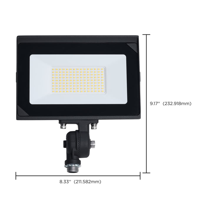 SATCO/NUVO 80W LED DOB Tempered Glass Flood Light 4000K 9040Lm 80 CRI Non-Dimmable 120V Bronze (65-731)