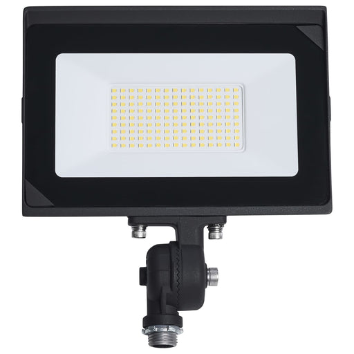SATCO/NUVO 80W LED DOB Tempered Glass Flood Light 5000K 9200Lm 80 CRI Non-Dimmable 120V Bronze (65-732)