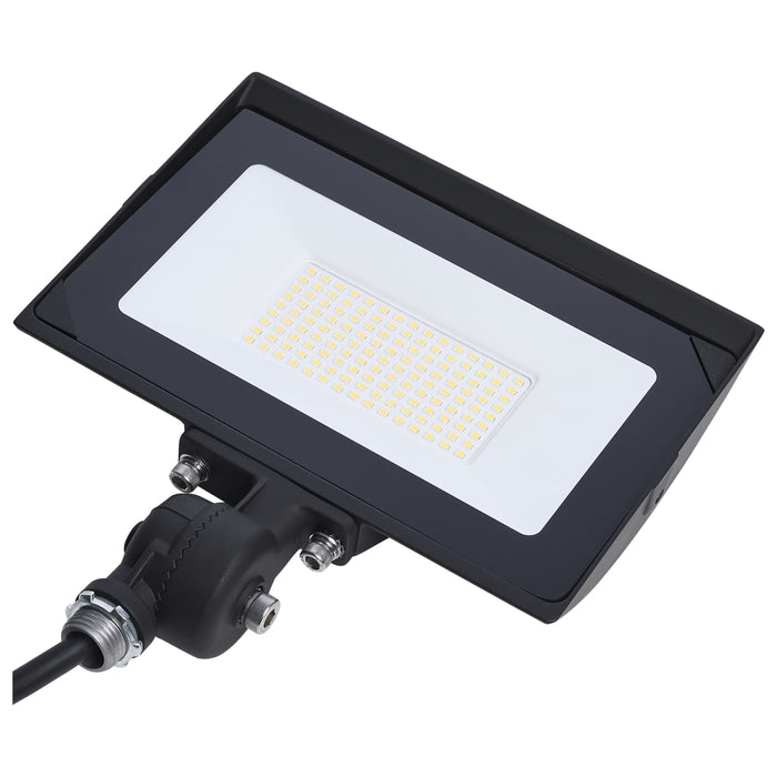 SATCO/NUVO 80W LED DOB Tempered Glass Flood Light 5000K 9200Lm 80 CRI Non-Dimmable 120V Bronze (65-732)
