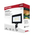 SATCO/NUVO 80W LED DOB Tempered Glass Flood Light 5000K 9200Lm 80 CRI Non-Dimmable 120V Bronze (65-732)