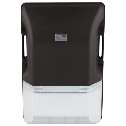 SATCO/NUVO LED Small Wall Pack 20W CCT Selectable 3000K/4000K/5000K Black Finish 100-277V (65-747)