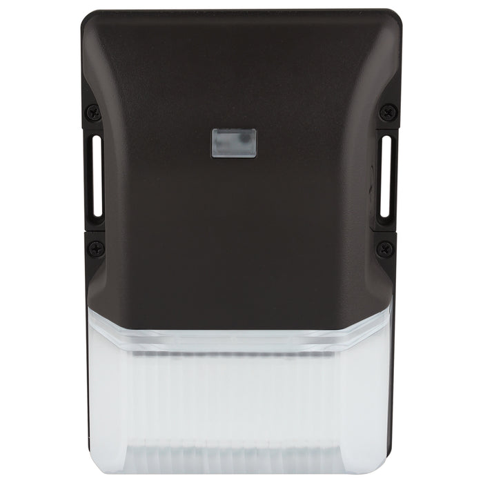 SATCO/NUVO LED Small Wall Pack 20W CCT Selectable 3000K/4000K/5000K Black Finish 100-277V (65-747)