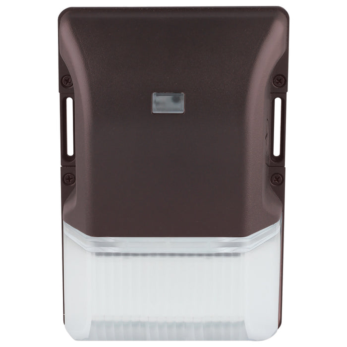 SATCO/NUVO LED Small Wall Pack 20W CCT Selectable 3000K/4000K/5000K Bronze Finish 100-277V (65-748)