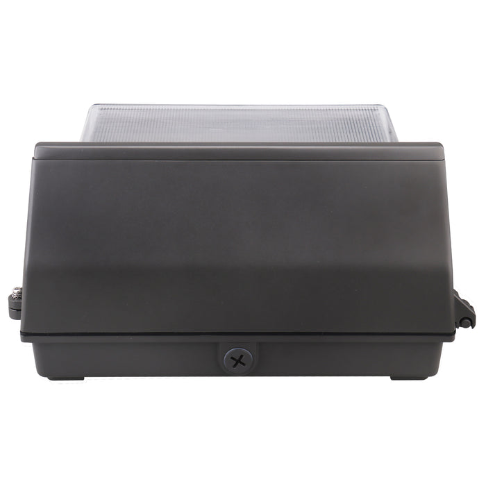 SATCO/NUVO Emergency Architectural LED Wall Pack CCT Selectable 3000K/4000K/5000K Wattage Adjustable Bypassable Photocell 120-277V (65-754)