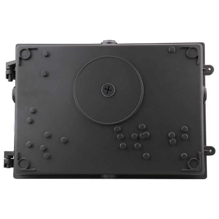 SATCO/NUVO Emergency Architectural LED Wall Pack CCT Selectable 3000K/4000K/5000K Wattage Adjustable Bypassable Photocell 120-277V (65-754)