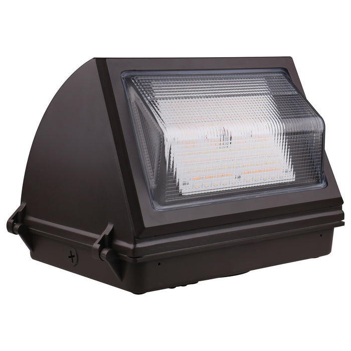 SATCO/NUVO Emergency LED Cutoff Wall Pack CCT Selectable 3000K/4000K/5000K Wattage Adjustable Bypassable Photocell 120-277V (65-762)