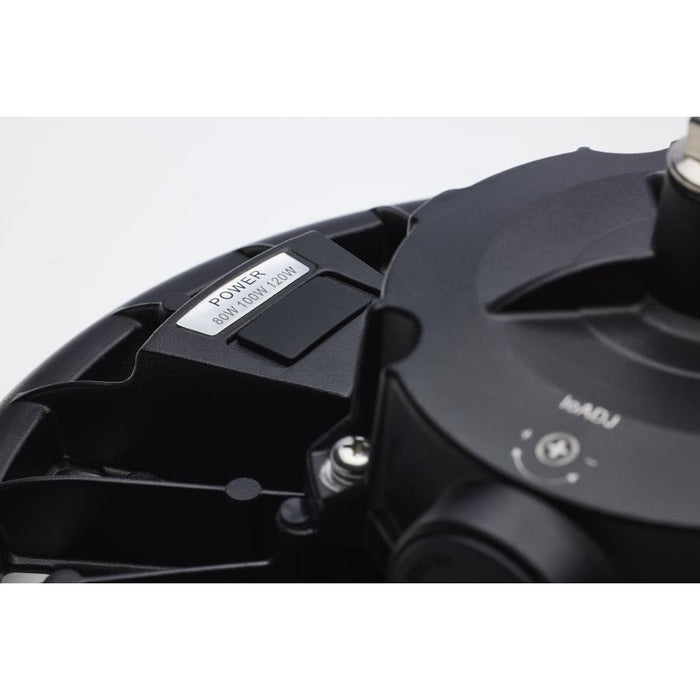 SATCO/NUVO LED UFO High Bay Wattage/CCT Selectable 80W/100W/120W 3000K/4000K/5000K 120-347V Black Finish (65-770R3)