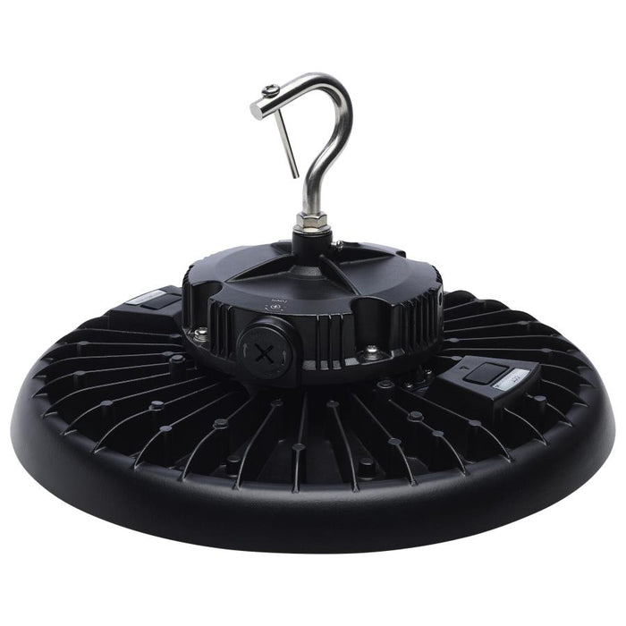 SATCO/NUVO LED UFO High Bay Wattage/CCT Selectable 150W/175W/200W 3000K/4000K/5000K 120-347V Black Finish (65-771R3)