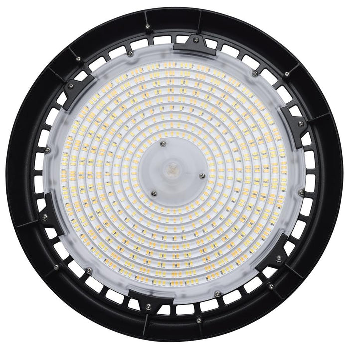 SATCO/NUVO LED UFO High Bay Wattage/CCT Selectable 150W/175W/200W 3000K/4000K/5000K 120-347V Black Finish (65-771R3)