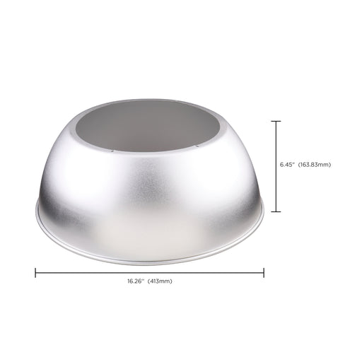 SATCO/NUVO Add-On Aluminum Reflector Use With 100W And 150W Gen 2 UFO LED High Bay Fixtures (65-778)