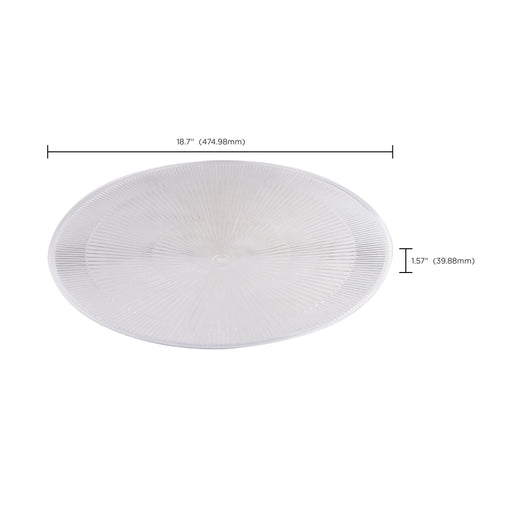 SATCO/NUVO Add-On Bottom Diffuser For 200W And 240W Gen 2 UFO LED High Bay Fixtures Must Be Used In Conjunction With 65-790 PC Shade (65-800)