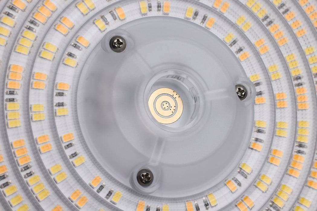 SATCO/NUVO LED UFO High Bay Wattage/CCT Selectable 80W/100W/120W 3000K/4000K/5000K 120-347V White Finish (65-812)