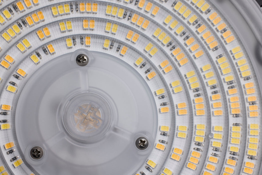 SATCO/NUVO LED UFO High Bay Wattage/CCT Selectable 80W/100W/120W 3000K/4000K/5000K 120-347V White Finish (65-812)