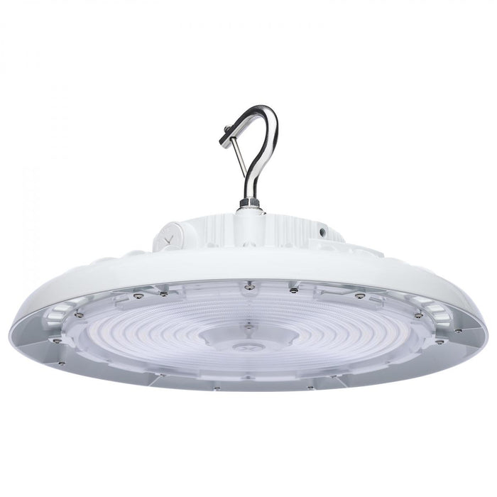 SATCO/NUVO LED UFO High Bay Wattage/CCT Selectable 150W/175W/200W 3000K/4000K/5000K 120-347V White Finish (65-813)