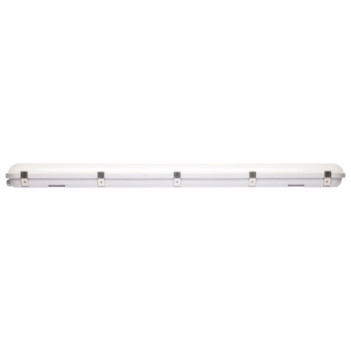 SATCO/NUVO 4 Foot Vapor Tight Linear Fixture With Integrated Microwave Sensor CCT And Wattage Selectable 40W/50W/60W 3000K/4000K/5000K (65-824R1)