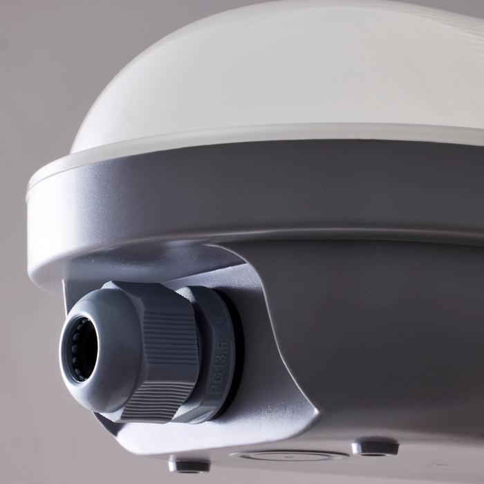 SATCO/NUVO 4 Foot Vapor Tight Linear Fixture With Integrated Microwave Sensor CCT And Wattage Selectable 40W/50W/60W 3000K/4000K/5000K (65-824R1)