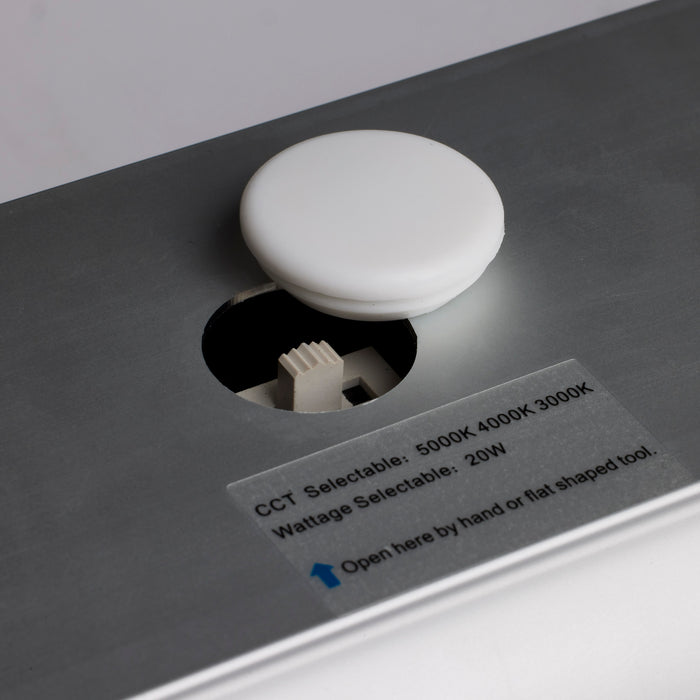 SATCO/NUVO 4 Foot LED Tri-Proof Linear Fixture CCT And Wattage Selectable 40W/50W/60W 3000K/4000K/5000K 0-10V Dimming (65-831R1)