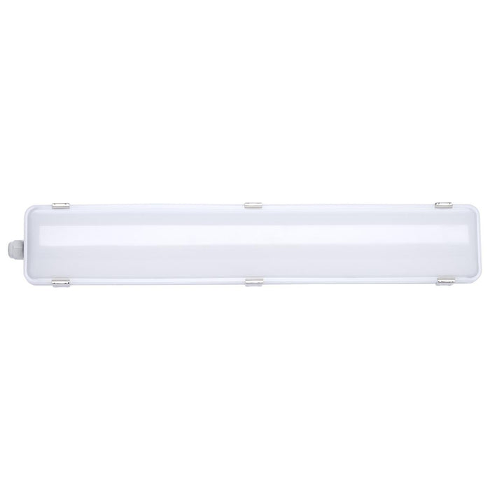 SATCO/NUVO 20W LED 2 Foot Linear Vapor Proof Fixture CCT Selectable 3000K/4000K/5000K 120-347V (65-836)